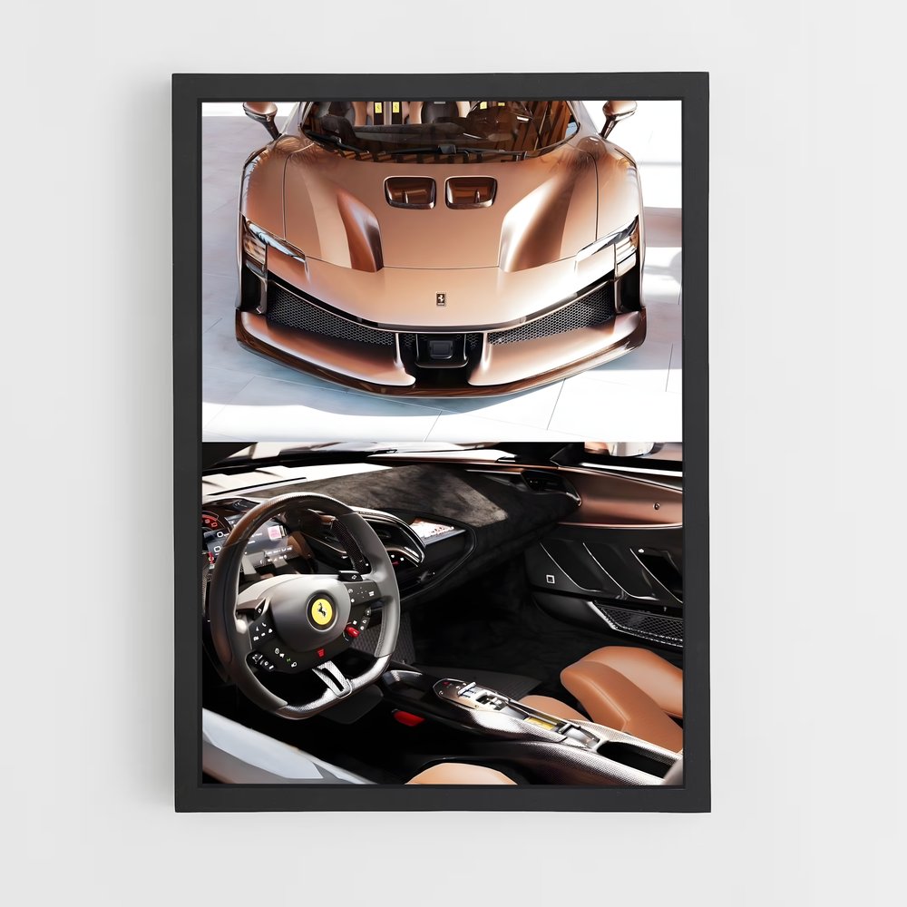 Poster Performance Élégante – affiche Ferrari (vue 2)